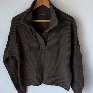 Banana Republic 1/2 Button Sweater